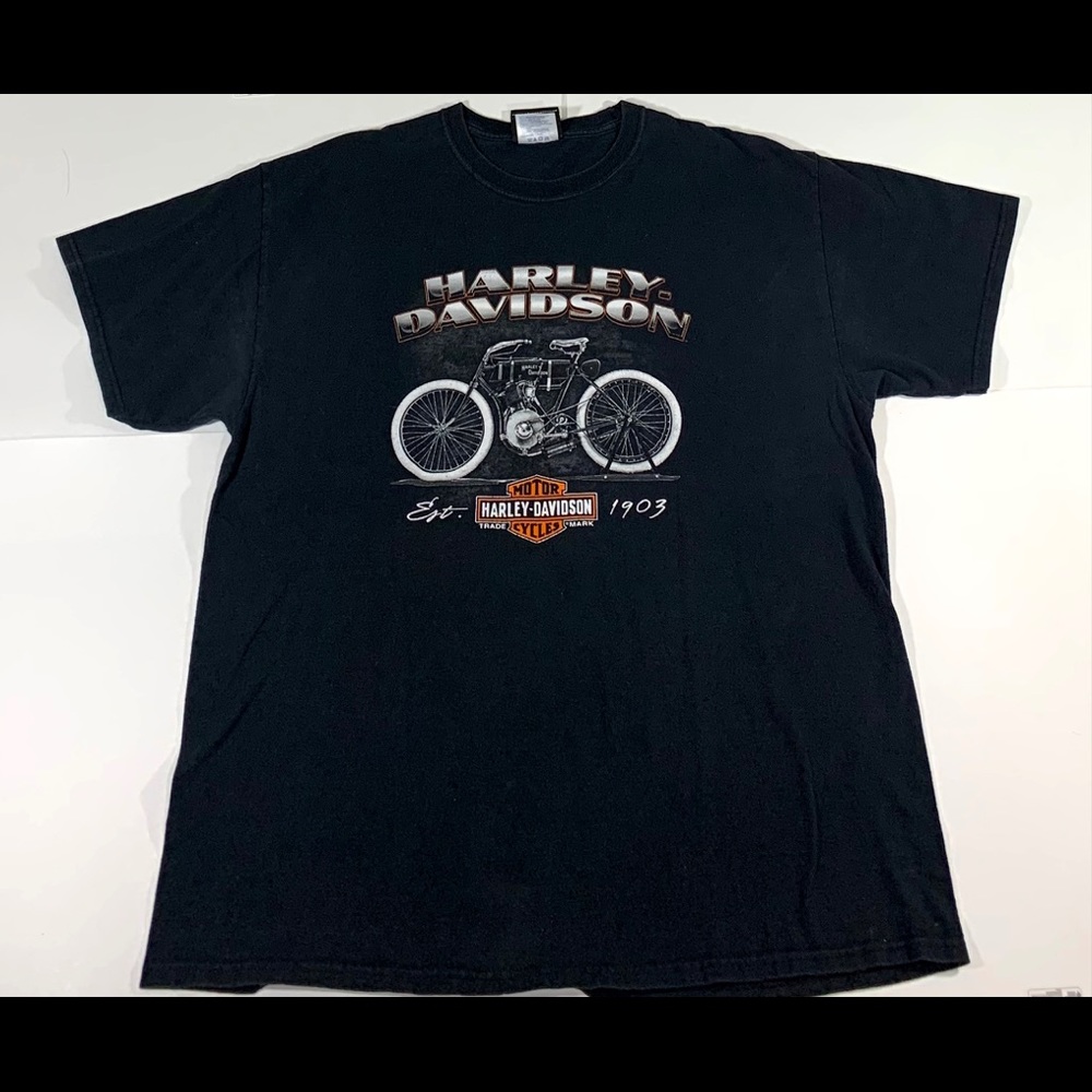 Harley Davidson Museum Black XL Two Sided Shirt